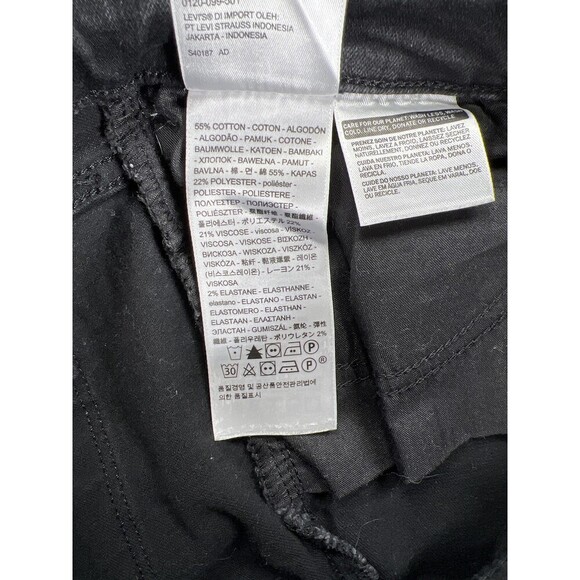 Levi's Black Distressed Women's Jeans - Picture 4 of 4